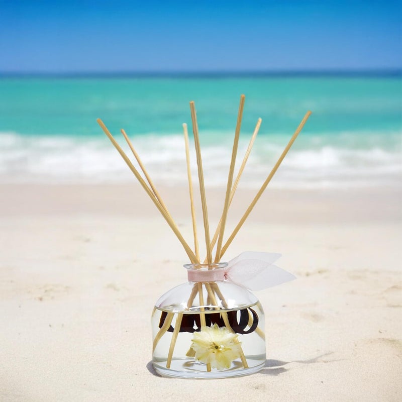LOVSPA Reed Diffuser Set, Soothe Tahitian Vanilla Bean Scented Oil Diffuser with Sticks, Home Fragrance Accessories for Bathroom Shelf Decor, Aroma Diffusers for Home or Office Fall Decor, USA Made - Image 4